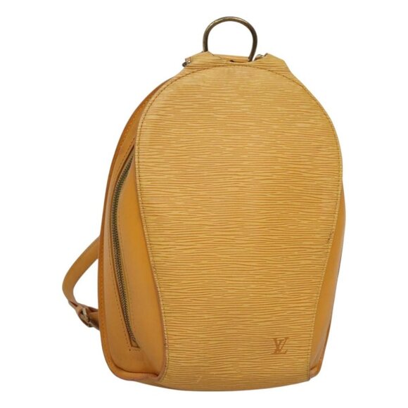 LOUIS VUITTON Epi Mabillon Backpack Yellow LV Auth - Picture 1 of 16